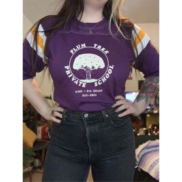 Plum Tree Private School tee - Picture 1 of 6